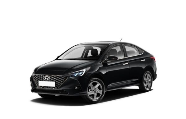 Hyundai Accent Black Rental Casablanca