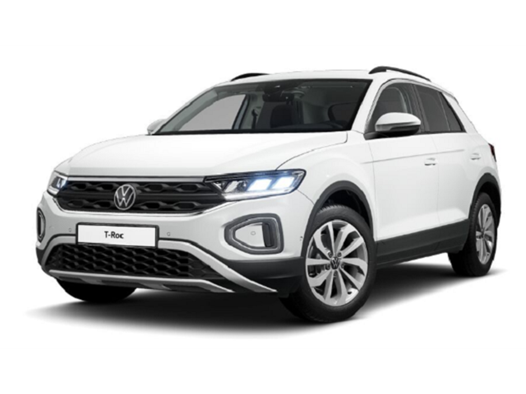 Volkswagen T-Roc White Rental Casablanca